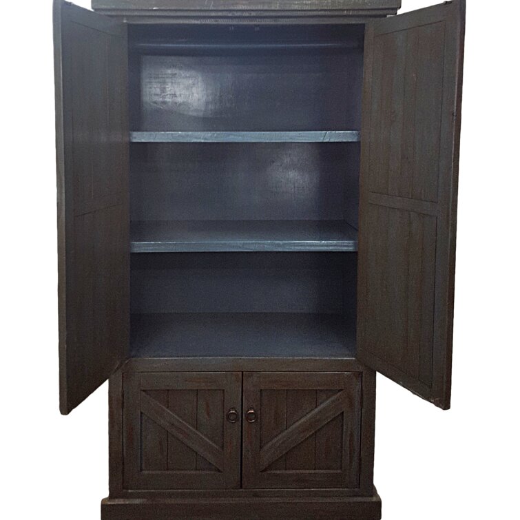 Kellogg rustic store double door armoire